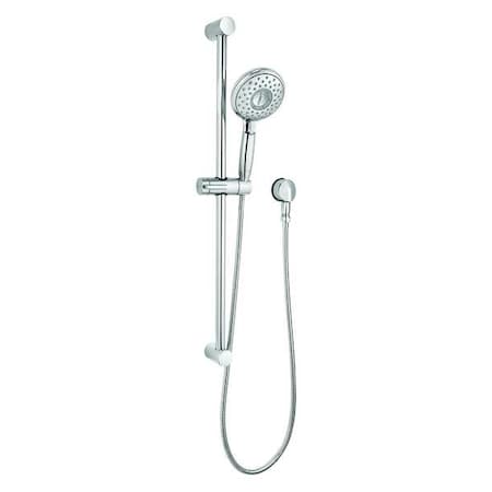 American Standard Wall Mounted Shower Slide Bar Kit, Wall, Polished Chrome 1660774.002