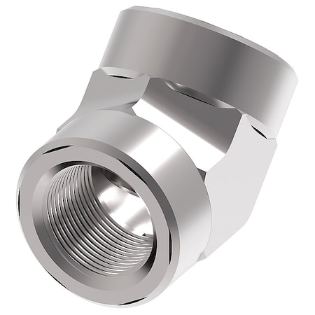 Eaton Aeroquip Hose Adapter, 1/4", NPTF, 1/4", NPTF 2086-4-4S