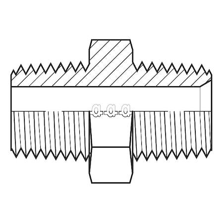 Adaptall Hose Adapter, 1", BSPT, 1", NPT 9008-1616