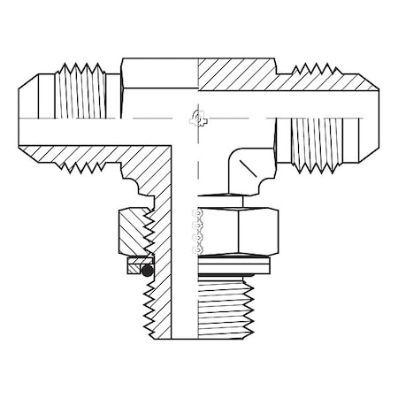 Adaptall Hose Adapter, 1/2", JIC, 1/2", JIC 9159-080808