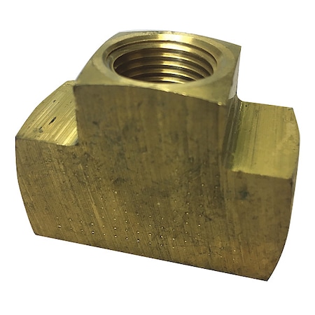 Weatherhead Hose Adapter, 1/4", NPTF, 1/4", NPTF 3700X4