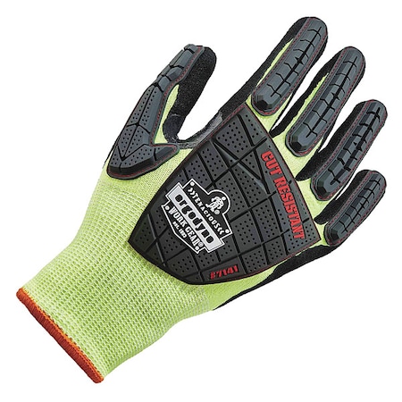 Ergodyne Coated Gloves, Cut Level A4 , Foam Nitrile , Sandy , XL 1 PR 7141