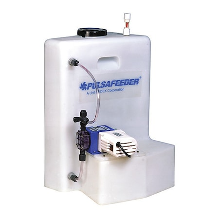 Pulsafeeder IntegratdTankSystm, 15galCap, PE, 1/2inCONN J40490