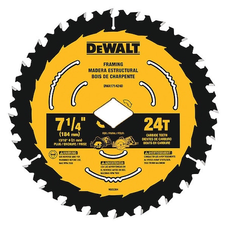 Dewalt 7-1/4" Circular Saw Blades DWA171424DB10