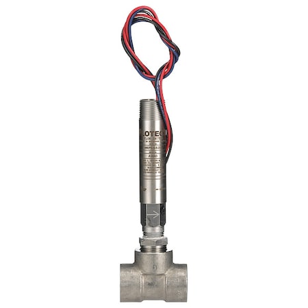 Dwyer Instruments Mini-size flow switch, stainless steel upper and lower body, 3/4" NPT, stainless steel tee. V6EPS-S-S-2-S