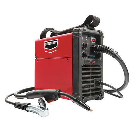 Century Flux Core Welder, FC-90, Single-Phase, 120V AC, 30 to 90A DC, 30 % K3493-1