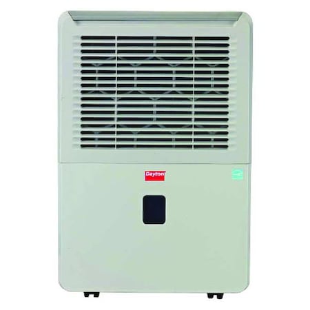 Dayton Dehumidifier, 12.7 pt, White, 2 Speeds, High Impact Polystyrene 55EL05