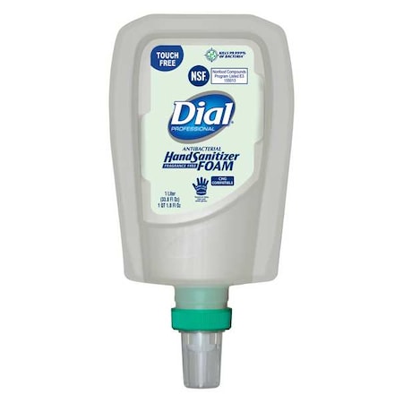 Dial Hand Sanitizer, Foam, 1000mL Size, PK3 16694