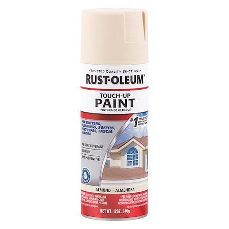 Rust-Oleum Weather Resistant Paint, Almond, Unfinished, Oil, 12 oz 313789