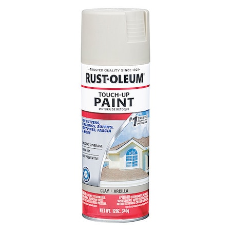 Rust-Oleum Weather Resistant Paint, Unfinished, OilBase, Clay, 12 oz 313814