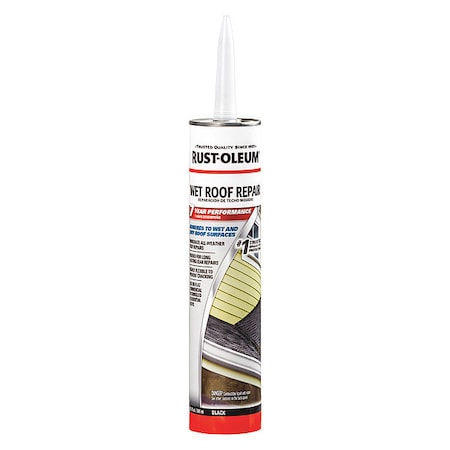 Rust-Oleum Roof Cement, Solvent Base, 10.1 oz 347418