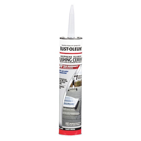 Rust-Oleum Flashing Cement, 10.1 oz, Solvent Base 301823