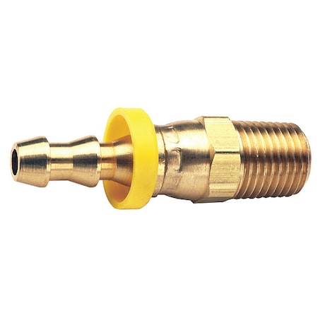 Dixon Push on Hose Fitting, 1/2"x3/8", BarbxNPTF 2710806C