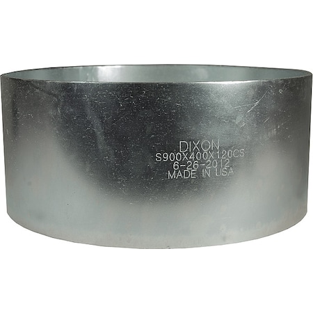 Dixon Hose Ferrule, 6"L, Steel, 9"Hose ID S900X600X120CS