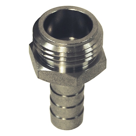 DIXON Garden Hose Repair Fitting, 3/4" BarbxGHT 5901212SS