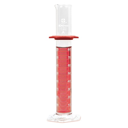 Sibata Graduated Cylinder, 100 mL, 30 mm Dia, PK4 2351A-100