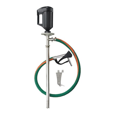 Dayton Electric Drum Pump, 120VAC, 18 gpm, 1-1/3HP, GPM: N/A 55EC81