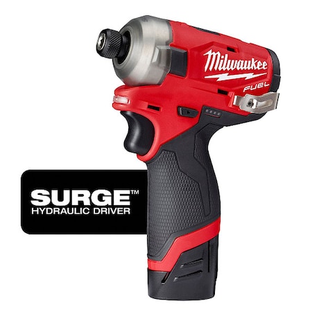 Milwaukee Tool M12 FUEL SURGE 1/4 in. Hex Hydraulic Driver Kit 2551-22