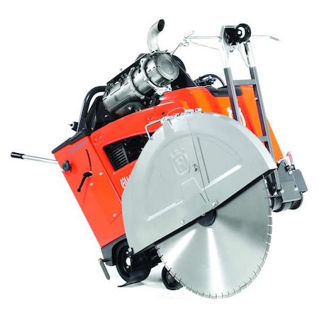 Husqvarna Walk-Behind Concrete Saw, Blade 30" Dia. FS 5000 D 3-SP 30