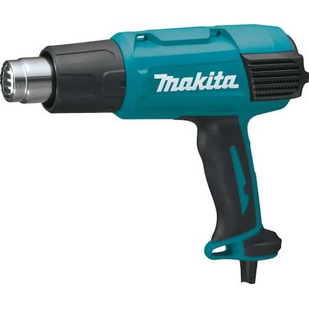 Makita Heat Gun, Corded Powered, 120V AC, Adjustable Temp. Setting, 1,800 W Watt, Pistol-Grip Handle HG6031VK