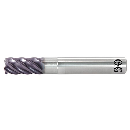 Osg Sq. End Mill, Single End, Carb, 1 21020311