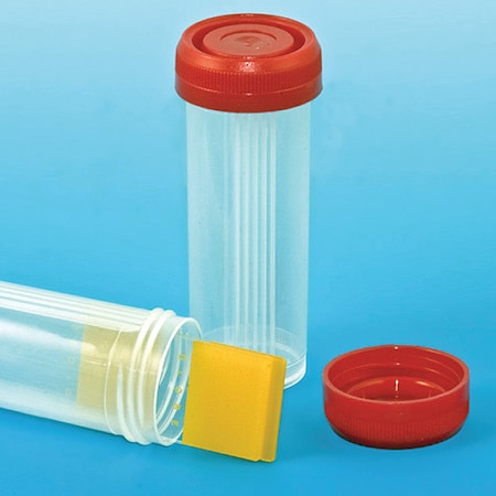 Globe Scientific Slide Mailer, Red Screwcap, Pp, PK500 513068