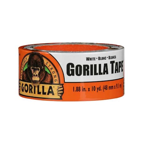 Gorilla Glue Duct Tape, White, 10 yd L, 1-7/8 in W 6010002