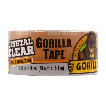 Gorilla Glue Repair Tape, Transparent, 18 yd L, 2 in W 6060002