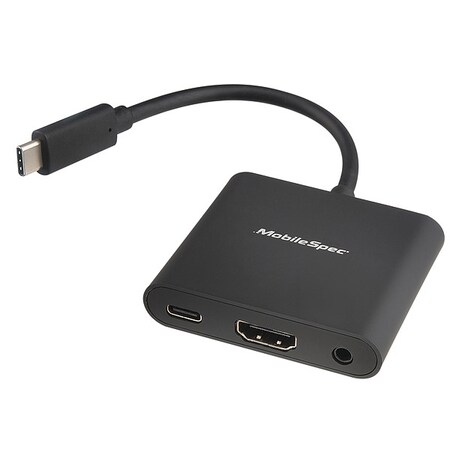 Mobilespec Audio/Video Adapter, 2 Ports, Black MBS05101