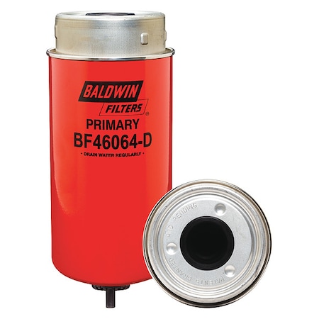 Baldwin Filters Fuel/Water Separator, Rubber Gasket BF46064-D