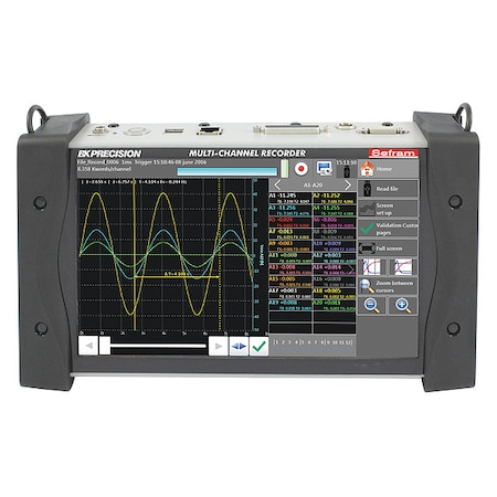 B&K Precision Paperless Recorder, 20 Channels, LCD DAS240-BAT