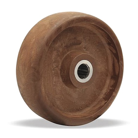 Zoro Select Caster Wheel, 6"dia, 1,200 lb, Tan W-620-HNY-3/4