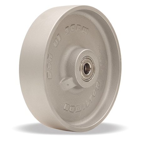 Zoro Select Caster Wheel, 8"dia, 1,200 lb, Silver W-820-HMB-1/2