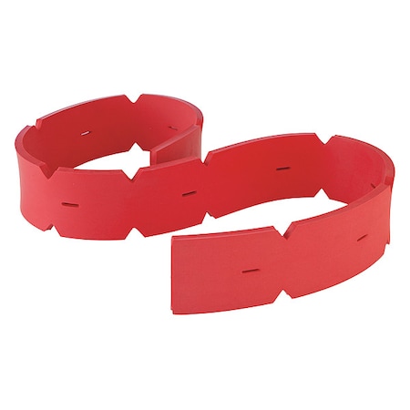 Tennant Front Squeegee Blade, Rubber, Red 1035067