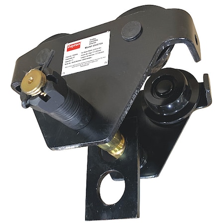 Dayton Push Trolley, 10000 lb. Load Capacity 55HE70