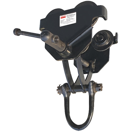 Dayton Push Trolley, 6000 lb. Load Capacity 55HE61