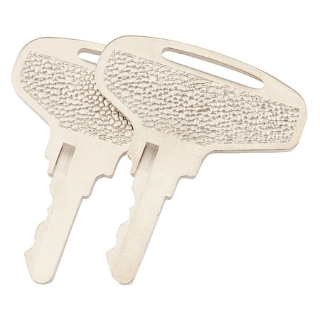 Tennant Ignition Key, Steel, Silver, PK2 87866