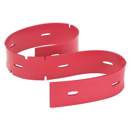 Tennant Front Squeegee Blade, Premium Rubber, Red 1056453