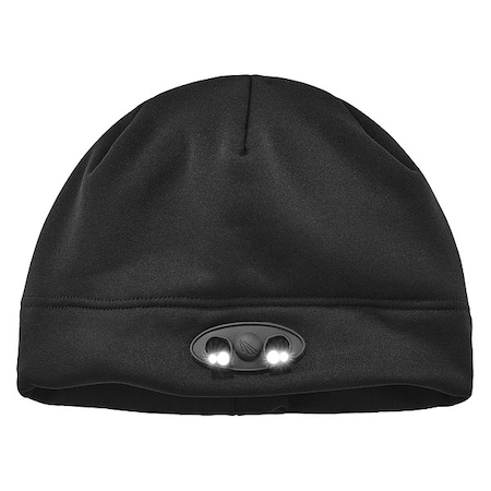 Ergodyne Beanie Cap, Over The Head, Universal, Black 6804