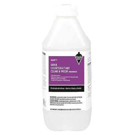 Tough Guy Deodorizer, Liquid, 0.5 gal, Bottle 55JF71