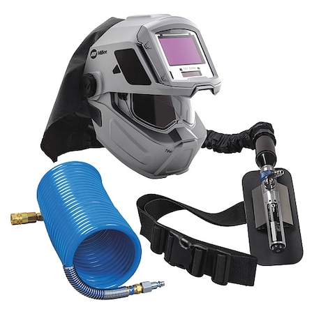 Miller Electric Half Mask Respirator, Universal, 62 psi, Couplers: Hansen 951802