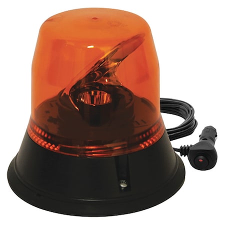 Ecco Rotating Beacon, Amber, Magnetic, 6" dia. EB7813A-MG