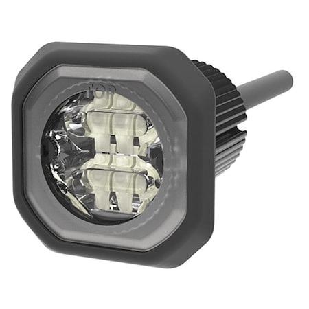 Ecco Strobe Light, LED, 12-24V DC, Variable FPM, Not Applicable Dia., Bracket ED9040A