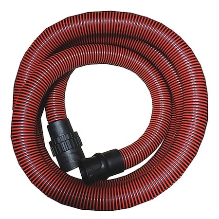 Milwaukee Tool Vacuum Hose, Plastic, 13 ft. Hose L, 43-75-0300 43-75-0300