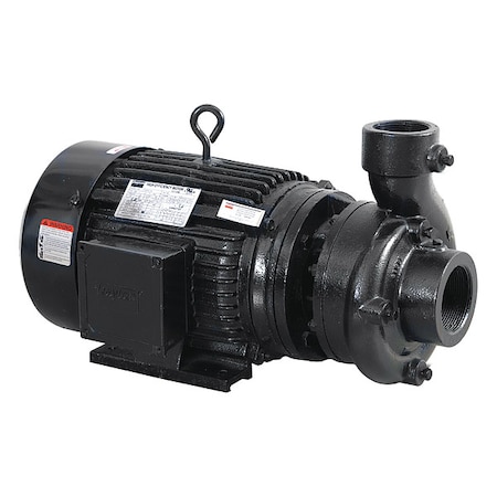 Dayton Centrifugal Pump, 3 Ph, 230/460VAC 55JJ56