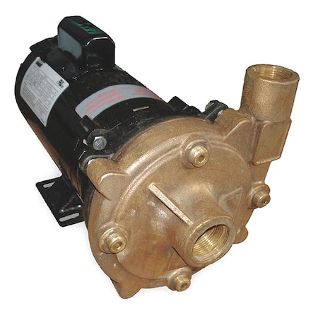 Dayton Straight Centrifugal High Head Pump, 1 HP 55JJ68