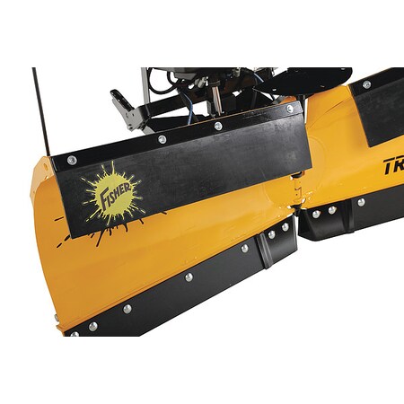 Fisher Deflector, Rubber, Black, 27-1/4"L, 9-1/2"H 52654