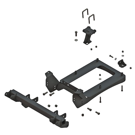 Fisher Mounting Kit, Steel, Black, 23" L, 11-1/2" H 35162