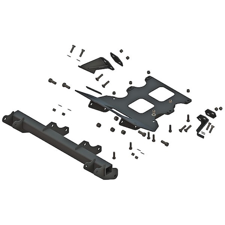 Fisher Mounting Kit, Steel, Black, 27" L, 8-1/2" H 35135