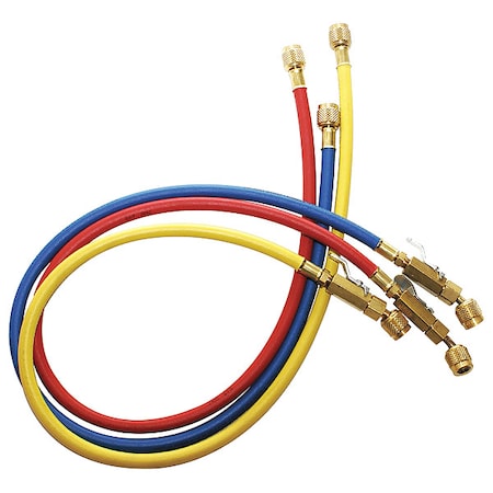 Jb Industries Hose Set, 5 ft L, Blue/Red/Yellow, 800 psi CCLBV-60